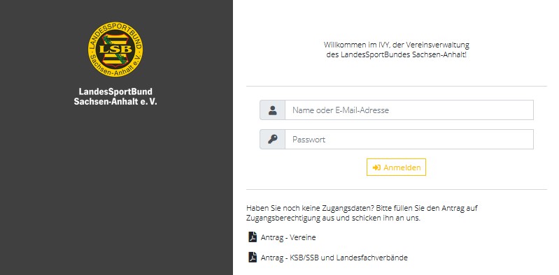 Kreissportbund Jerichower Land E V Bestandserhebung Und Datenpflege In Der Vereinsdatenbank Des Lsb Ivy